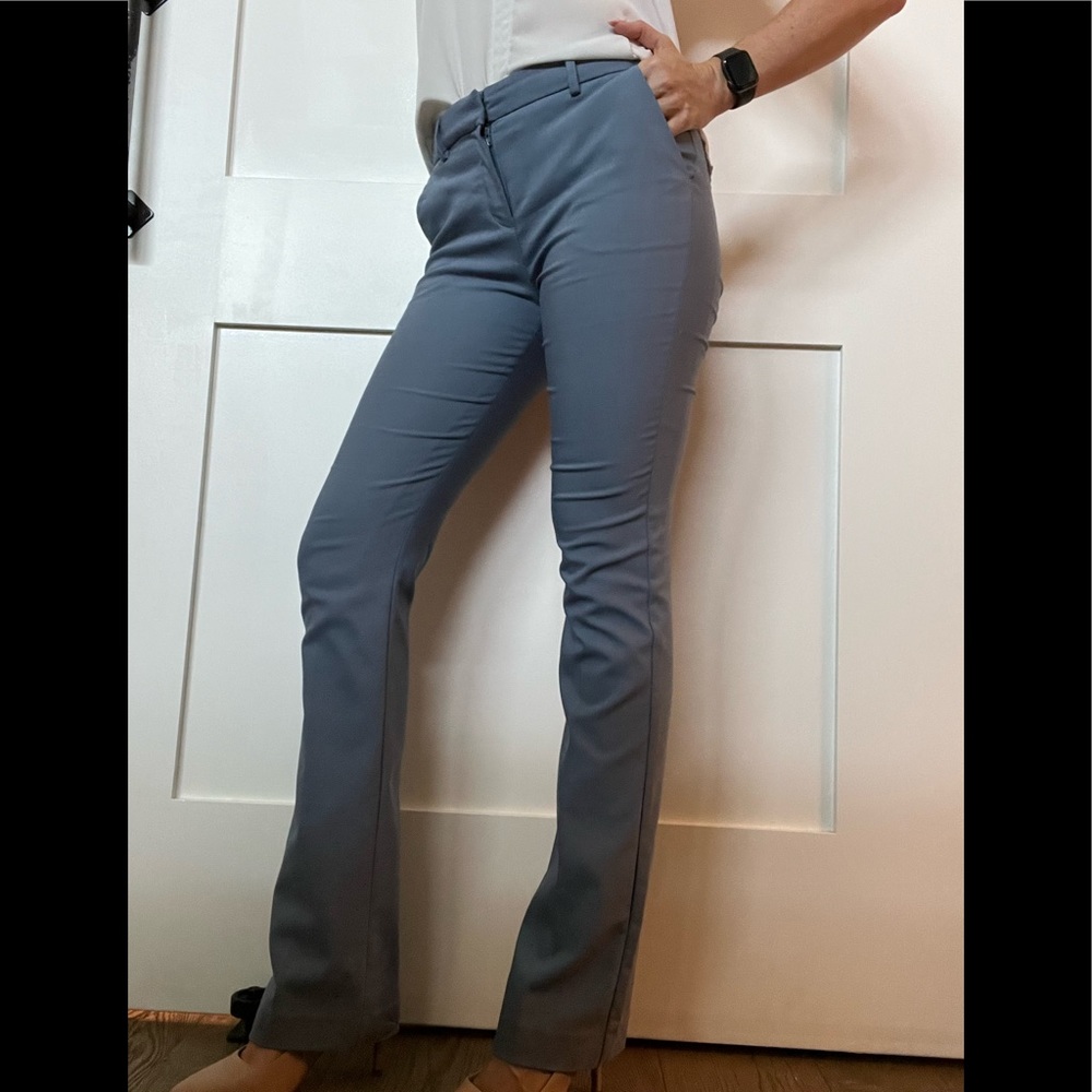 Express Columnist Barely Boot Mid Rise Pants - 4L